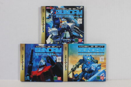 Lot of 3 Mobile Suit Gundam Side Story 1 2 3 Gaiden CIB (B) SEGA Saturn SS