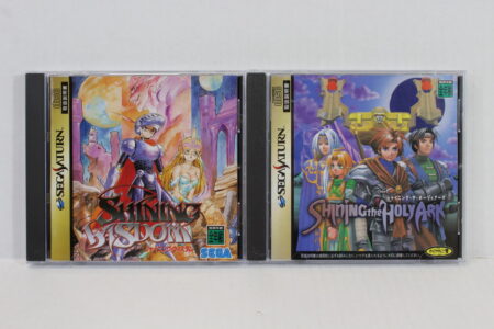 Lot of 2 Shining Wisdom & Holy Ark CIB (B) SEGA Saturn SS