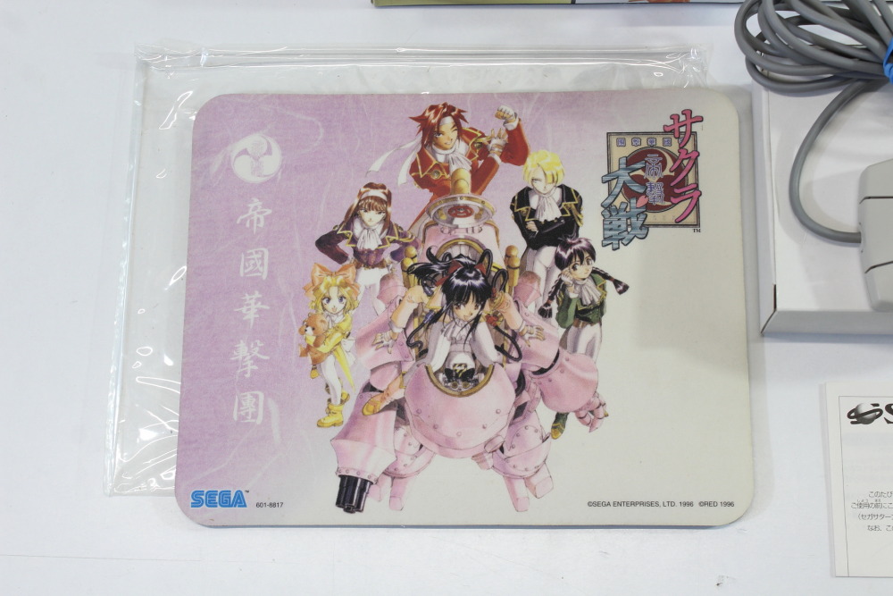 Sakura Wars Taisen Limited Edition Boxed Shuttle Mouse & Pad A
