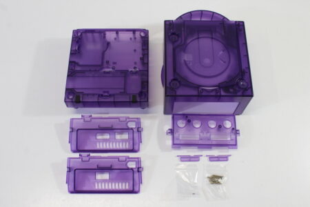 Nintendo GameCube Console Clear Translucent Purple Replacement Shell for DOL-001 or DOL-101 (NEW) Nintendo GameCube GC