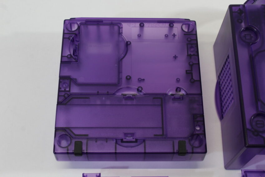 Nintendo GameCube Console Clear Translucent Purple Replacement Shell ...