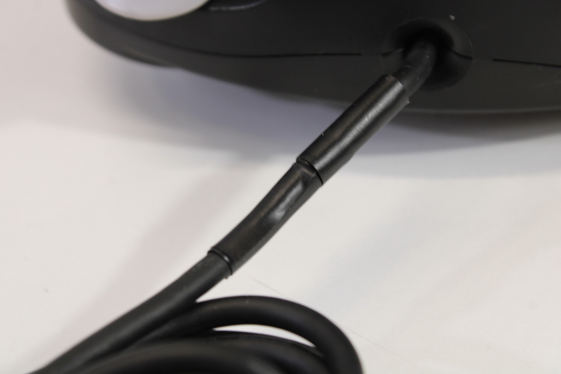 Official Nintendo Gamecube Controller Jet Black Cord Damage GC (D)