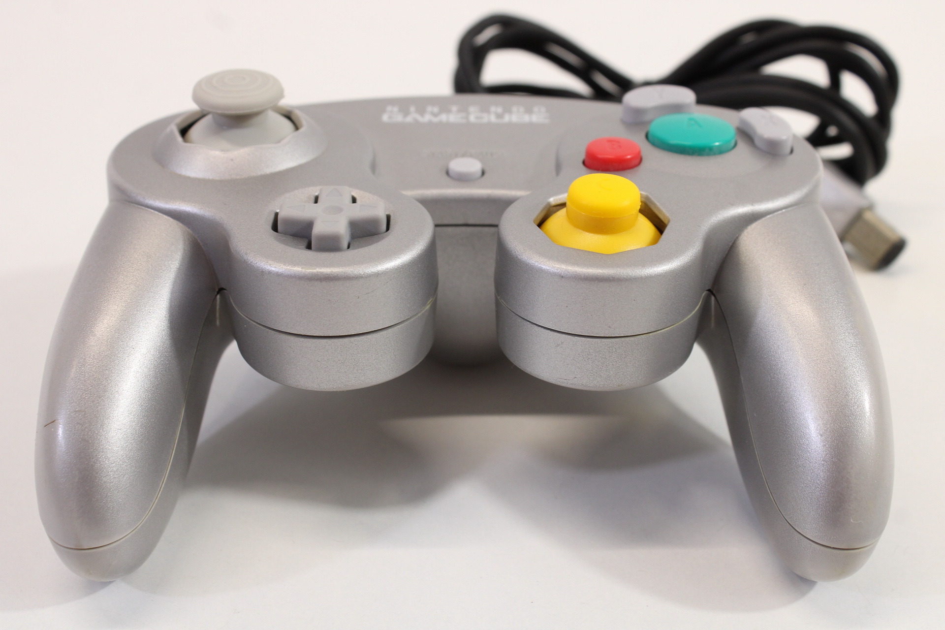 Official Nintendo Gamecube Controller Platinum Silver Cosmetic Wears GC (B) Nintendo GameCube GC