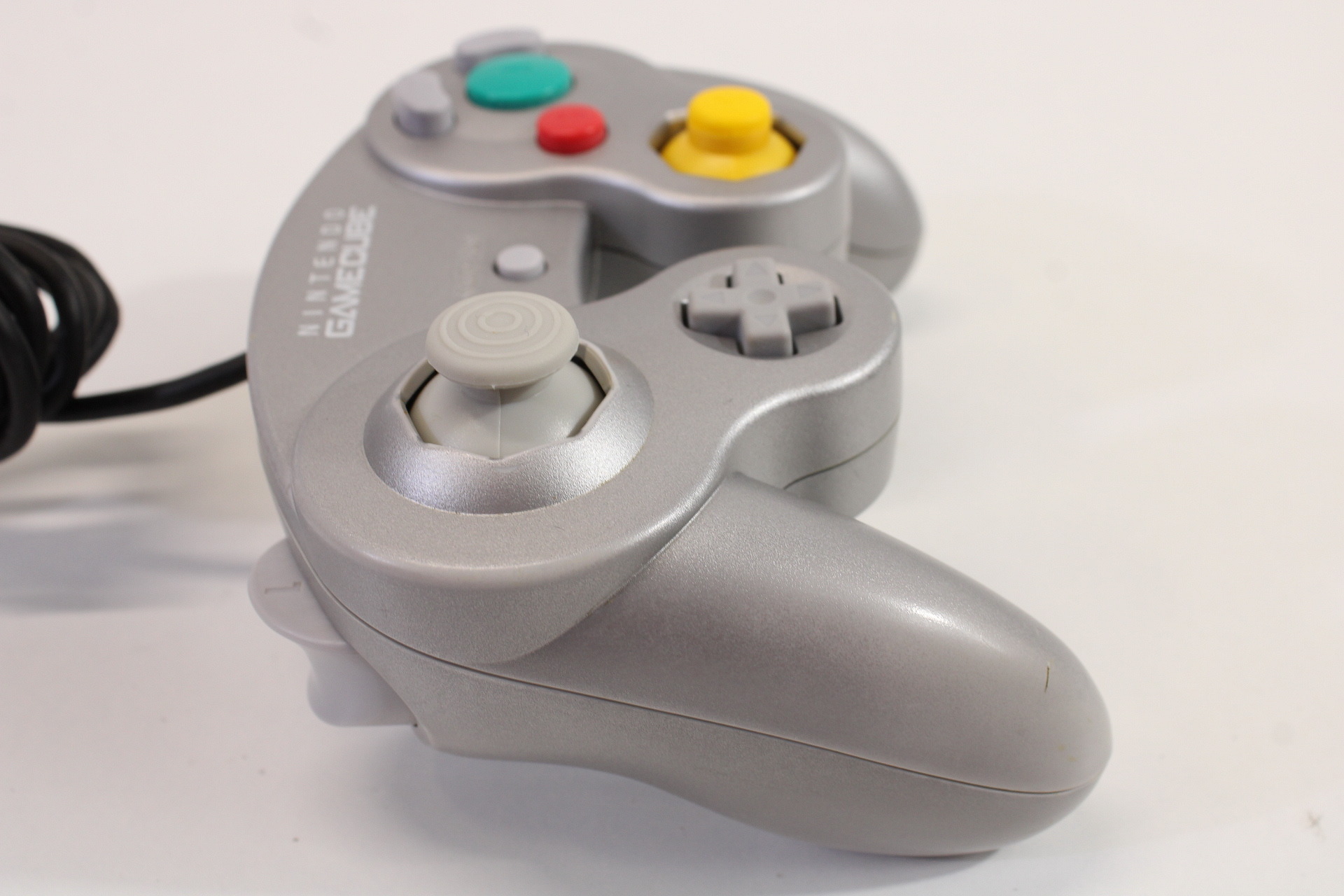 Official Nintendo Gamecube Controller Platinum Silver Cosmetic Wears GC (B) Nintendo GameCube GC