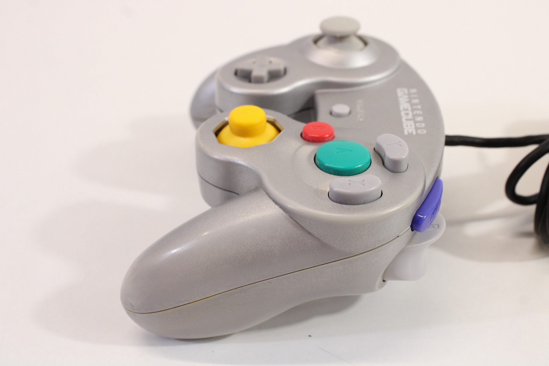 Official Nintendo Gamecube Controller Platinum Silver Cosmetic Wears GC (B) Nintendo GameCube GC
