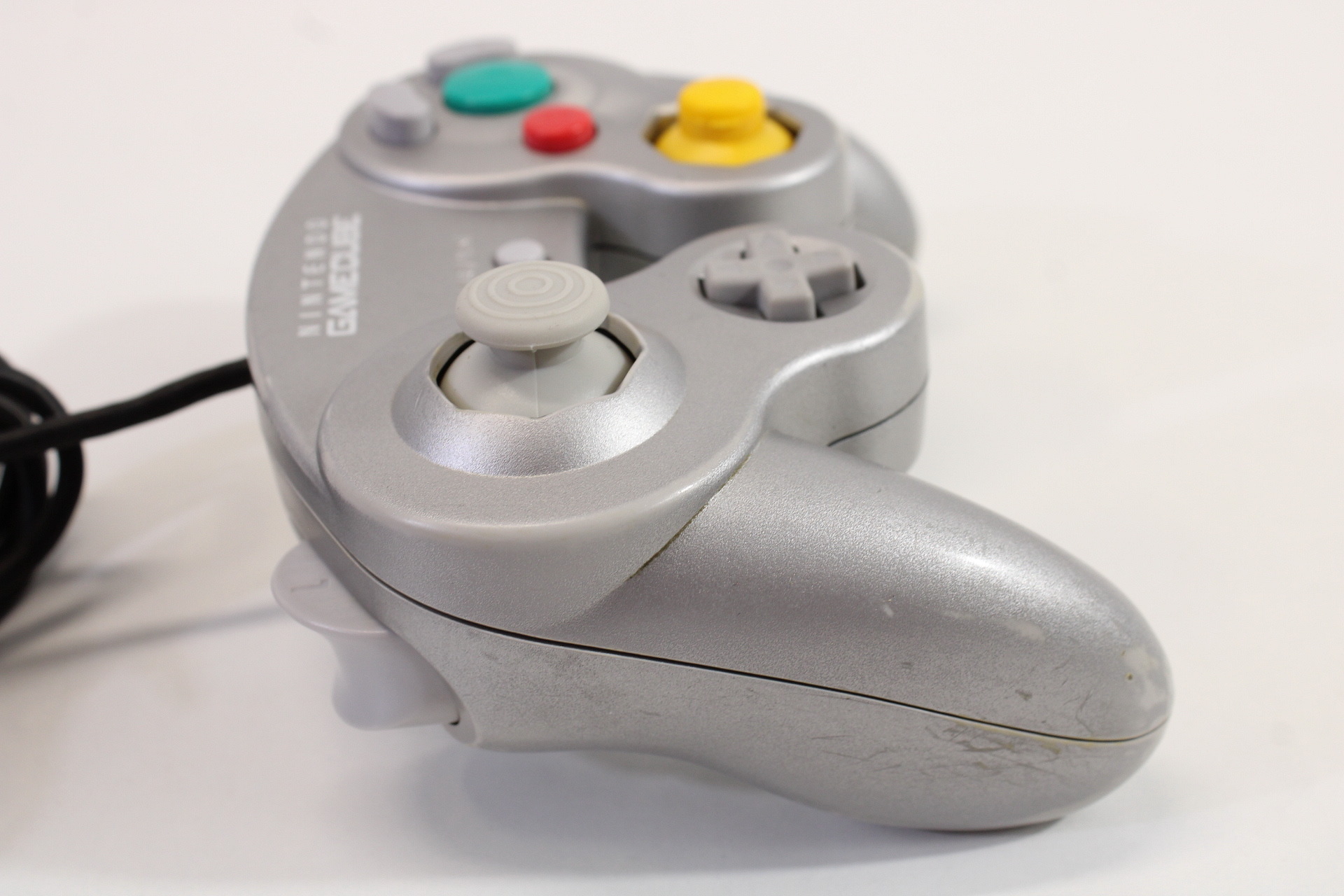Official Nintendo Gamecube Controller Platinum Silver Cosmetic Wears GC (B) Nintendo GameCube GC