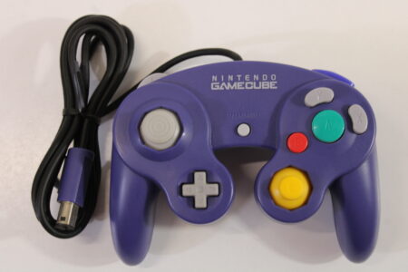 Official Nintendo Gamecube Controller Indigo Purple (C Cosmetic Wears) Nintendo GameCube GC