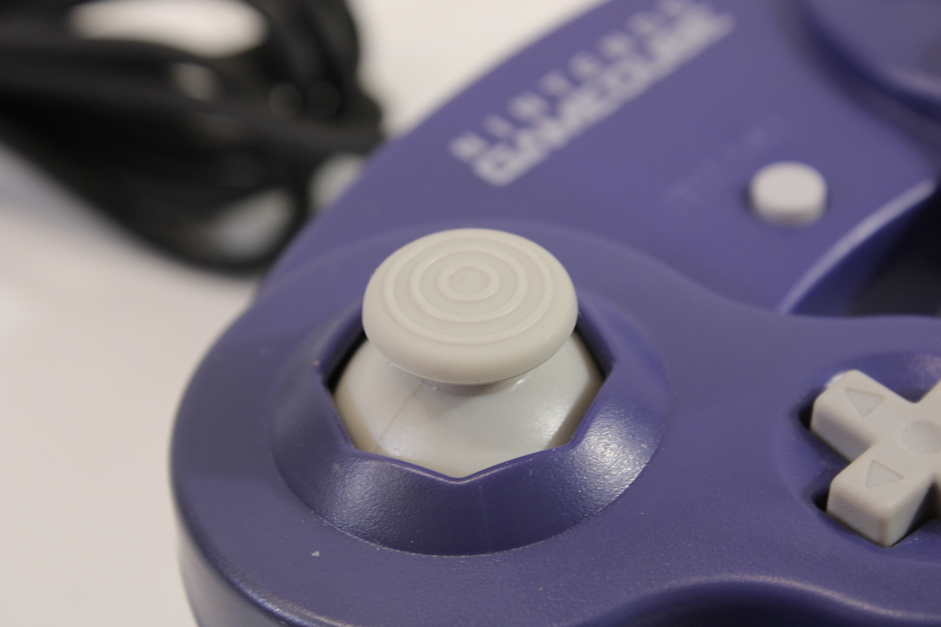 Official Nintendo Gamecube Controller Indigo Purple Discolored GC (C)