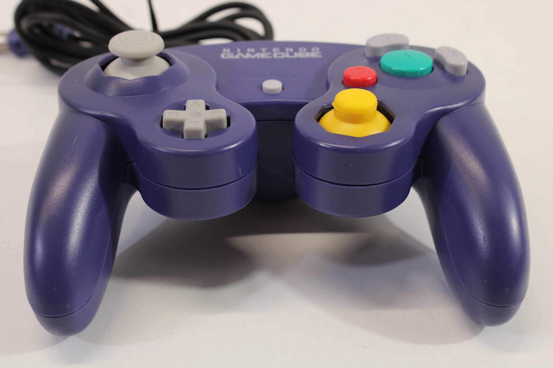 Official Nintendo Gamecube Controller Indigo Purple Discolored GC (C)