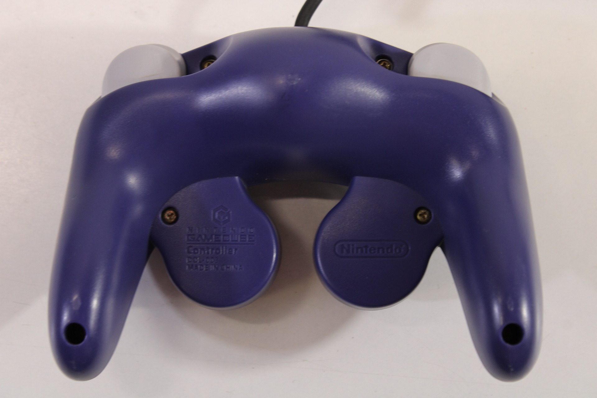 Official Nintendo Gamecube Controller Indigo Purple Discolored GC (C)