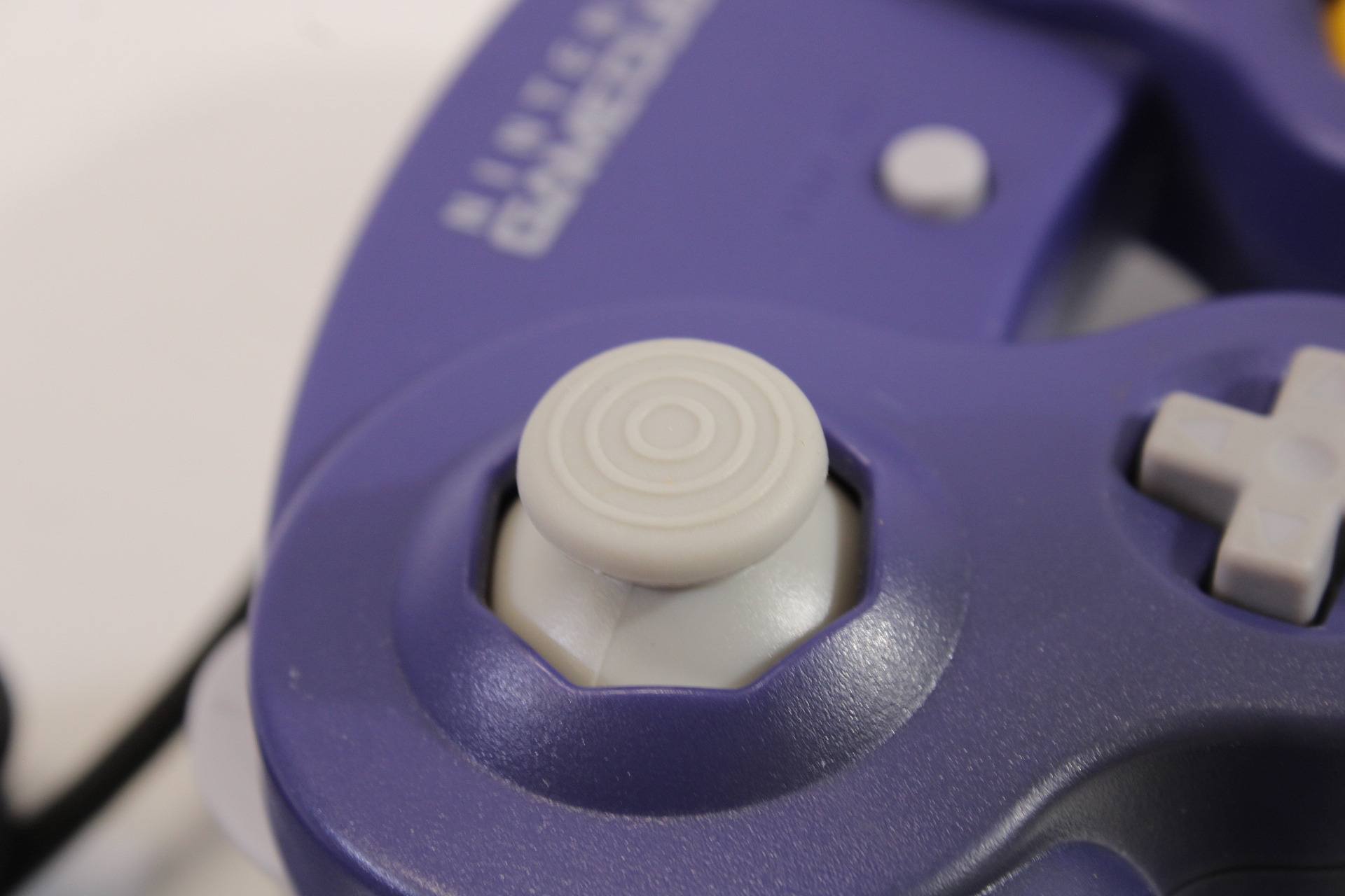 Official Nintendo Gamecube Controller Indigo Purple Discolored GC (C)