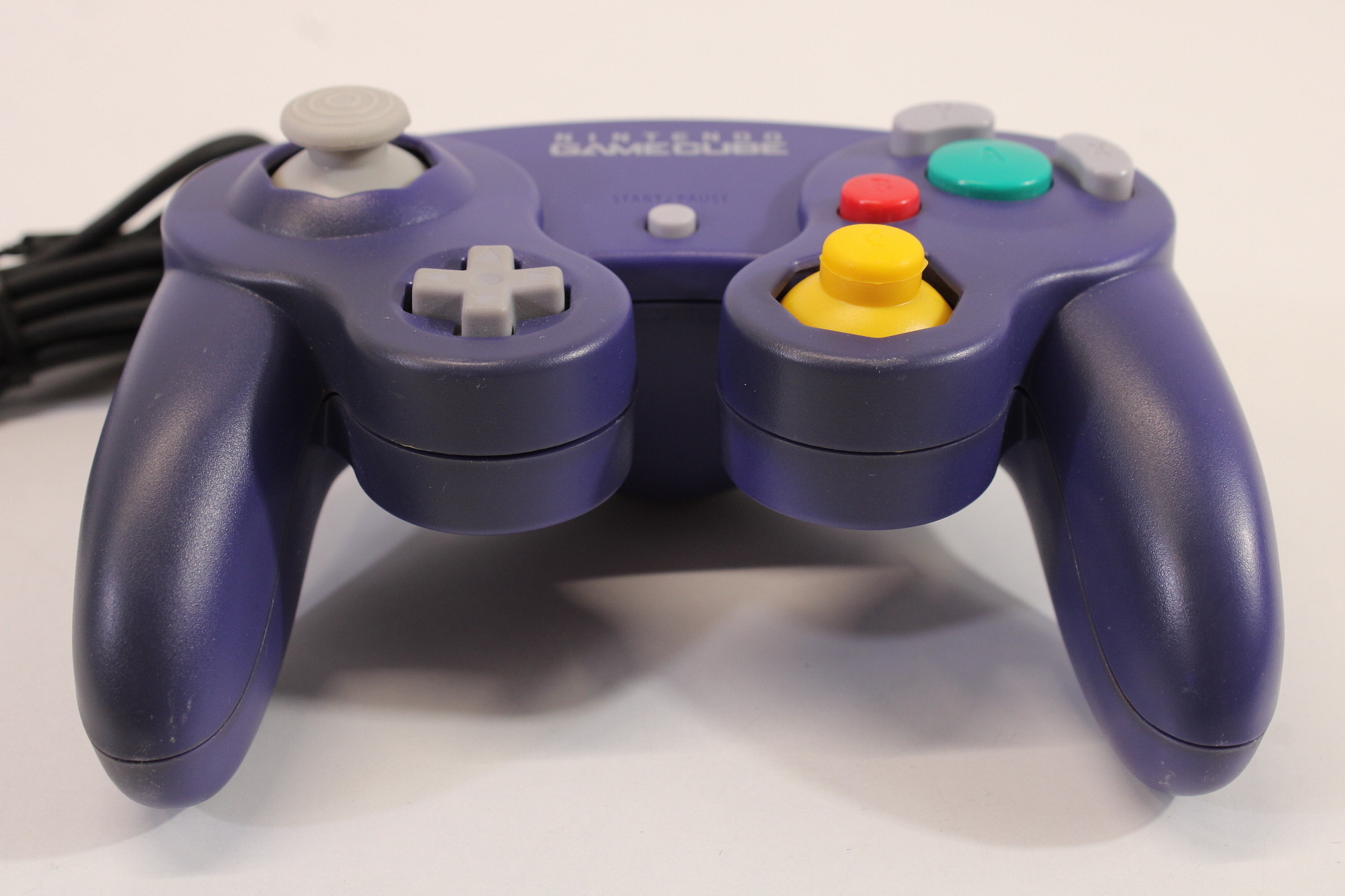 Official Nintendo Gamecube Controller Indigo Purple Discolored GC (C)