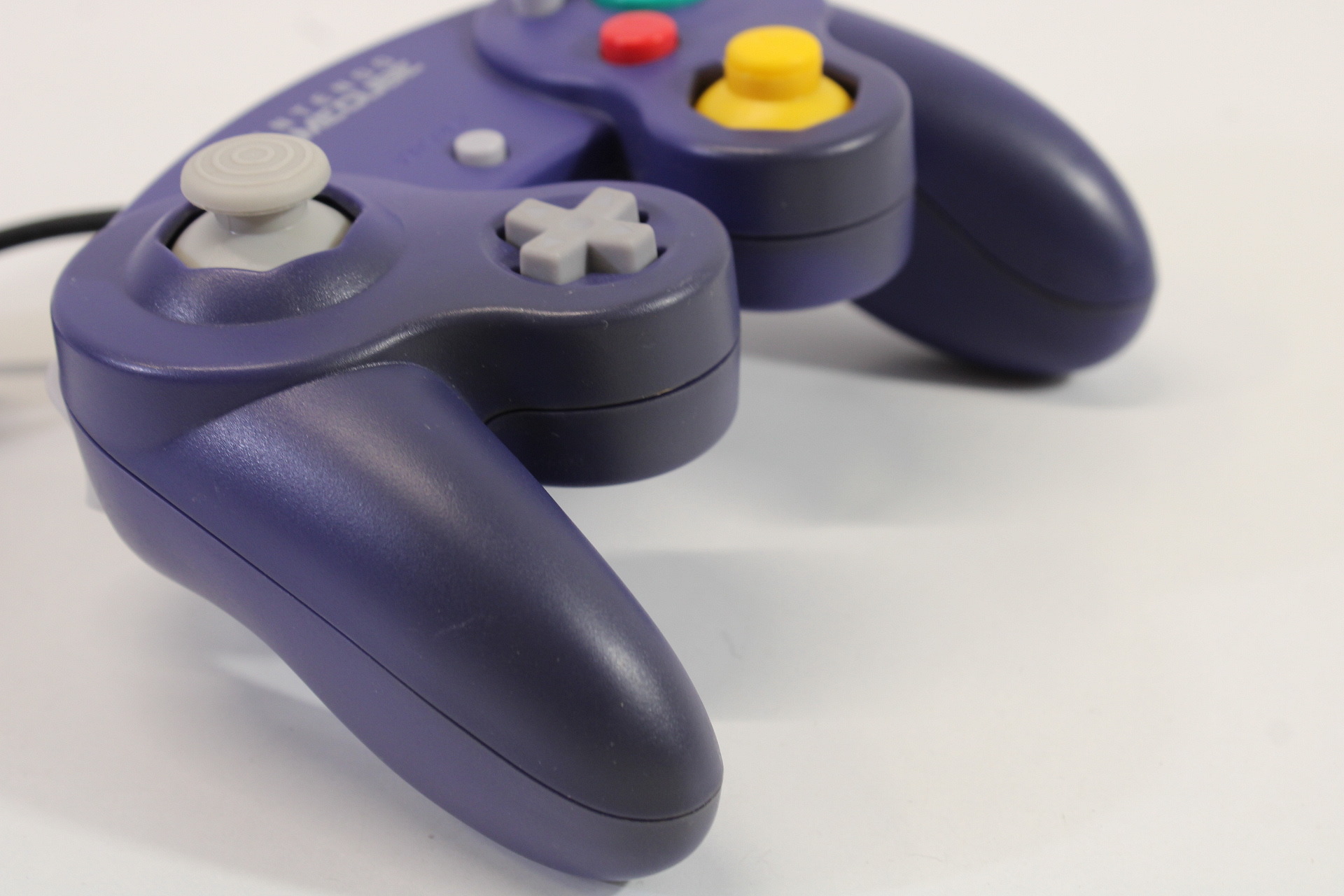 Official Nintendo Gamecube Controller Indigo Purple Discolored GC (C)