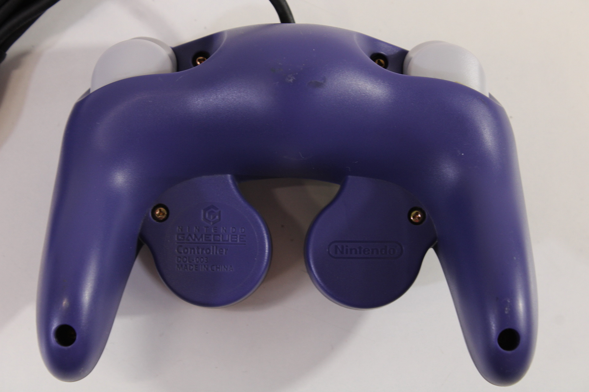 Official Nintendo Gamecube Controller Indigo Purple Discolored GC (C)