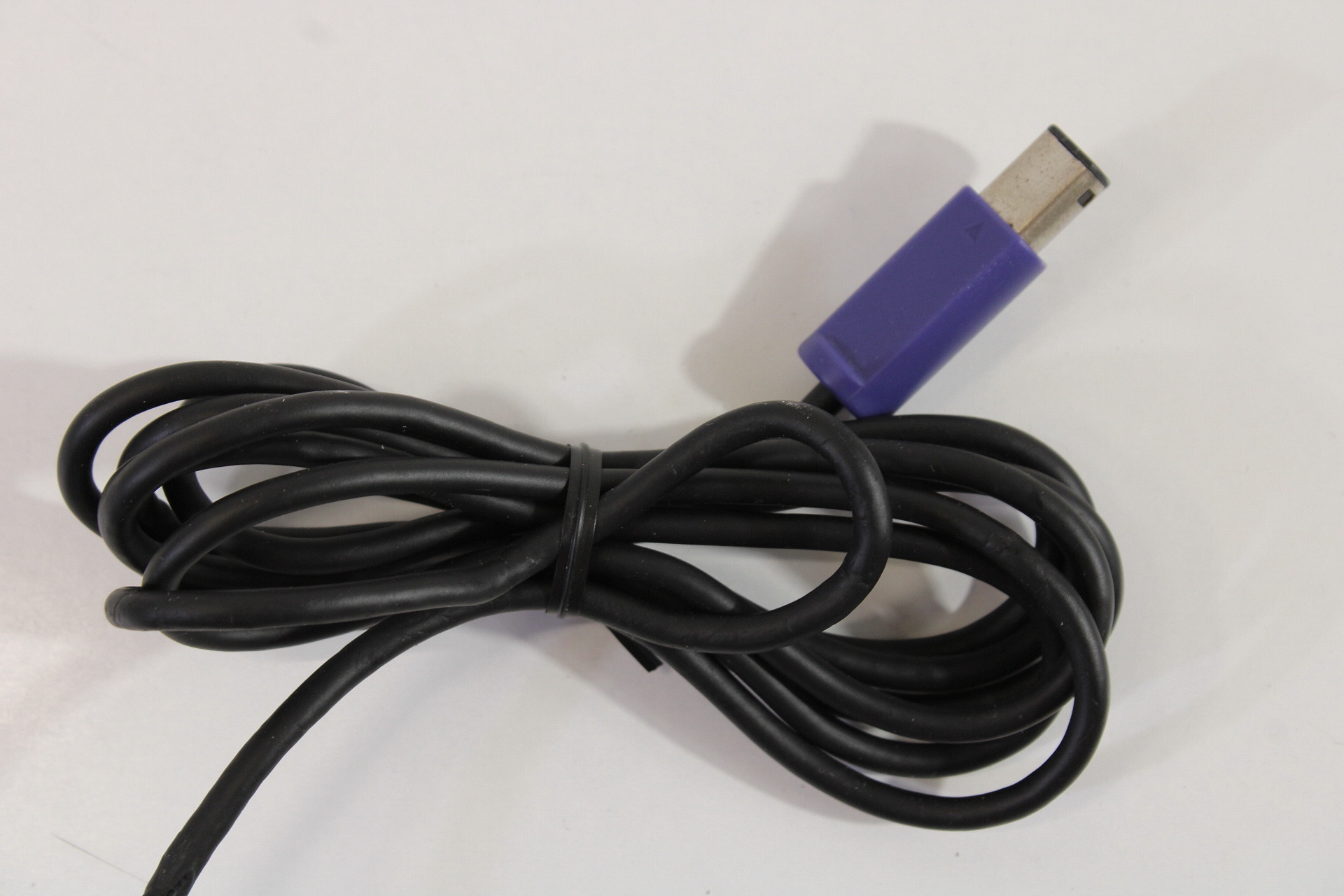Official Nintendo Gamecube Controller Indigo Purple Cord Damage GC (D)