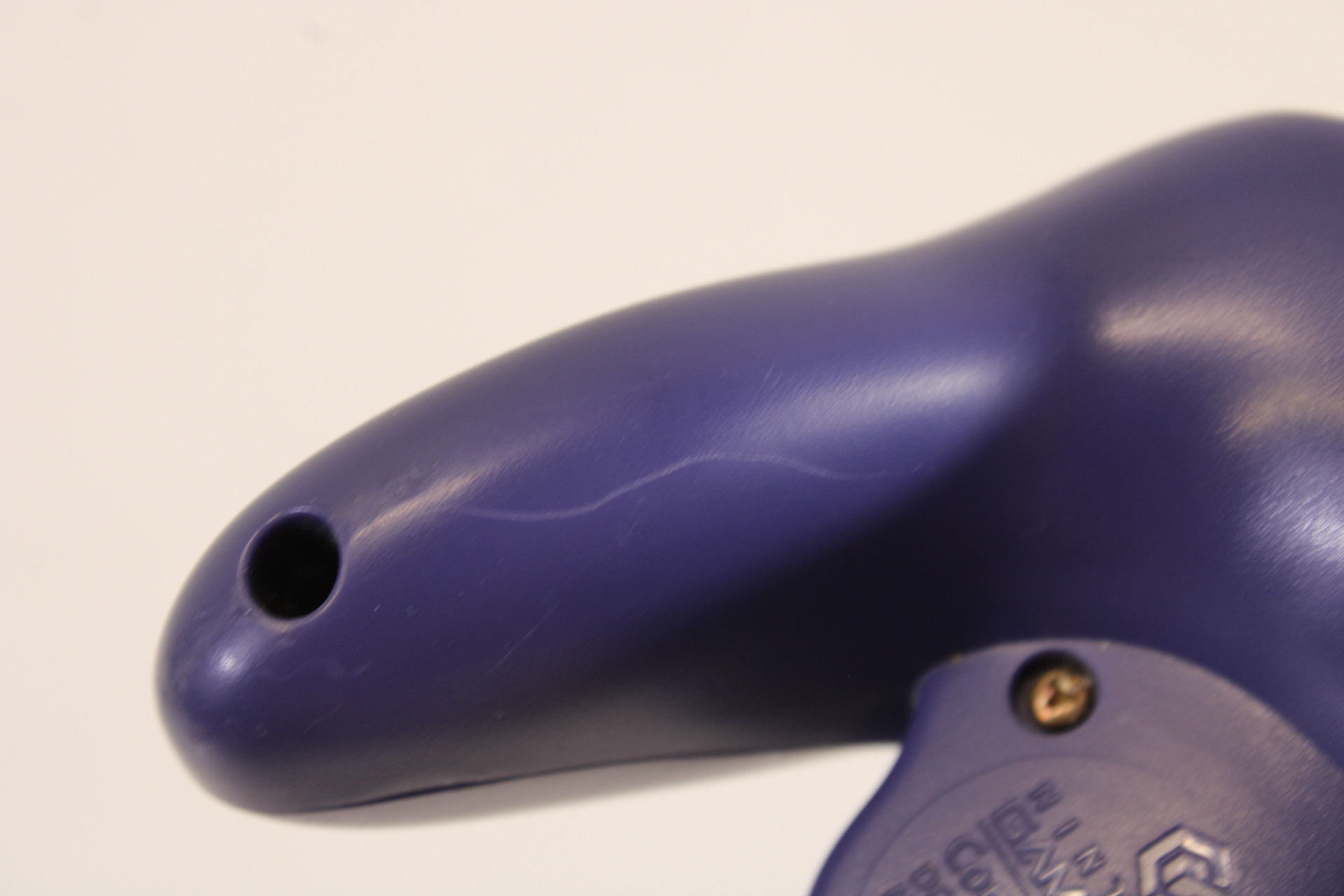 Official Nintendo Gamecube Controller Indigo Purple Cord Damage GC (D)