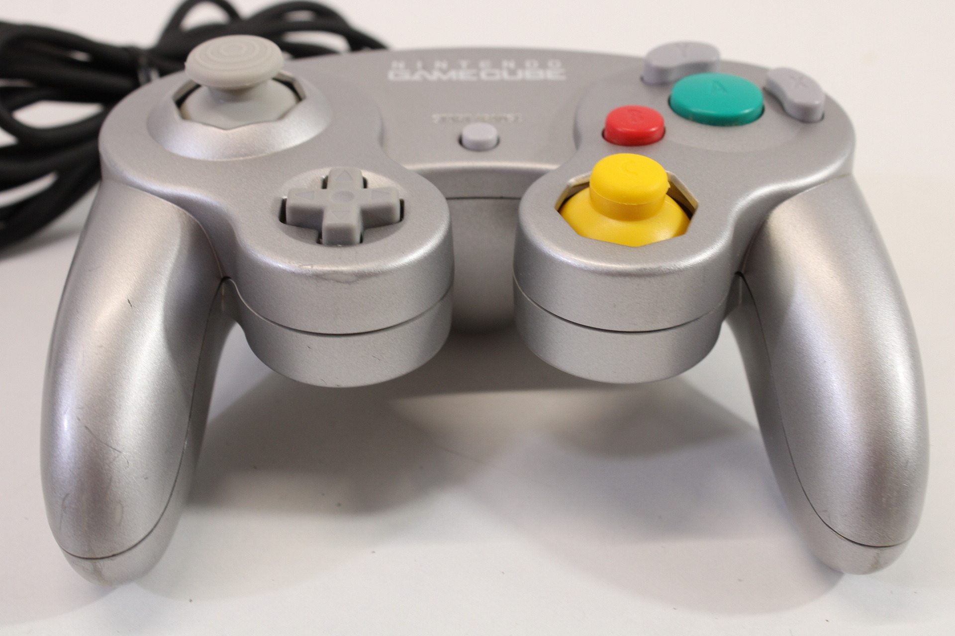 Official Nintendo Gamecube Controller Platinum Silver Cosmetic Wears GC (B) Nintendo GameCube GC