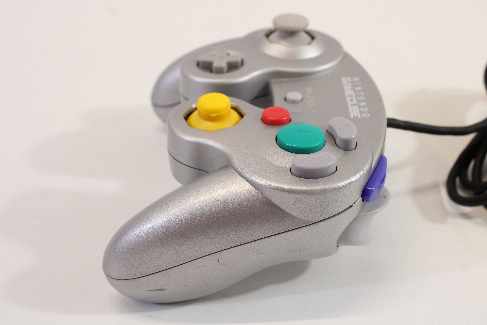 Official Nintendo Gamecube Controller Platinum Silver Cosmetic Wears GC (B) Nintendo GameCube GC