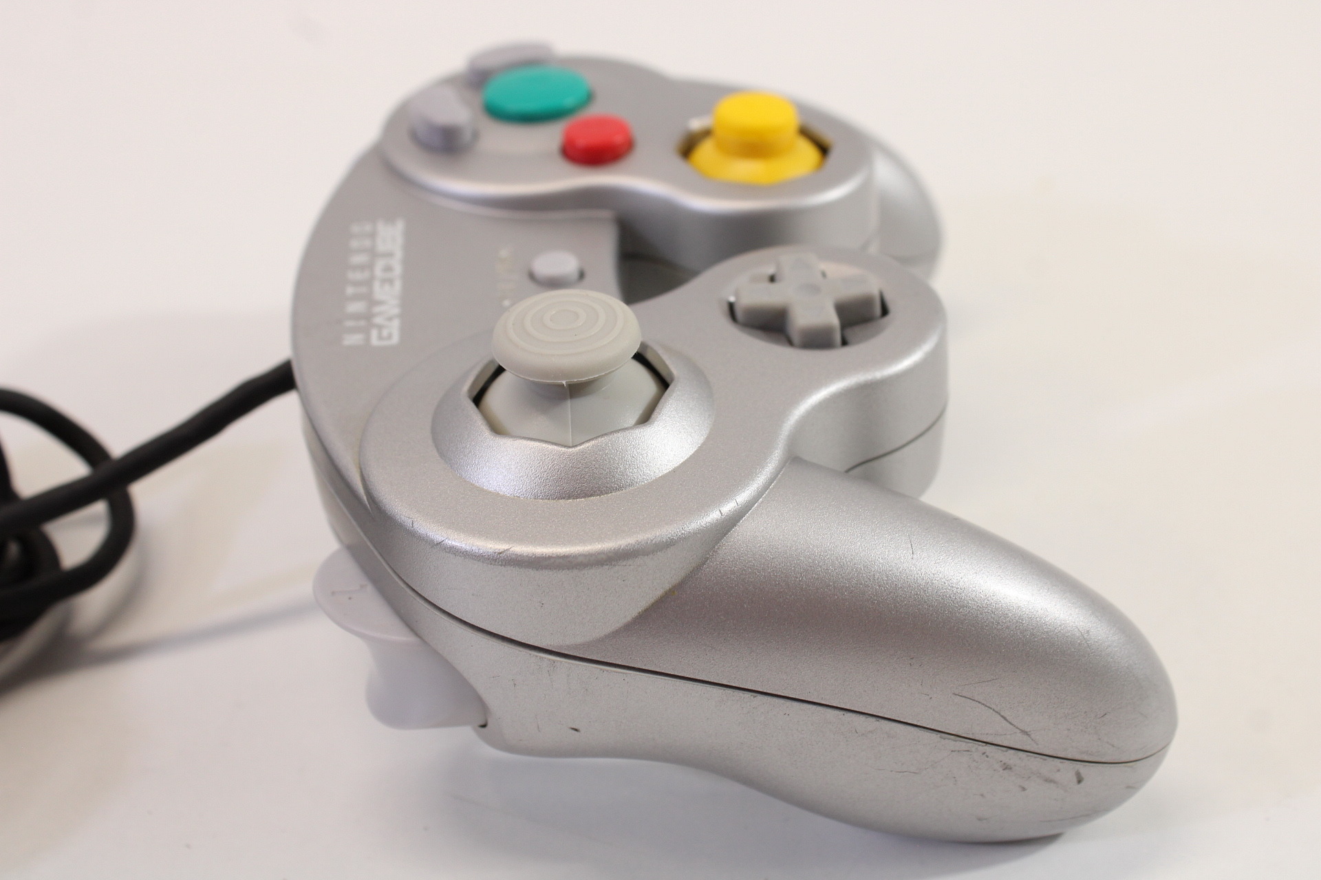 Official Nintendo Gamecube Controller Platinum Silver Cosmetic Wears GC (B) Nintendo GameCube GC