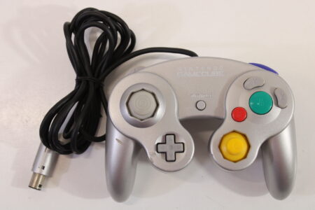 Official Nintendo Gamecube Controller Platinum Silver Cosmetic Wears GC (B) Nintendo GameCube GC