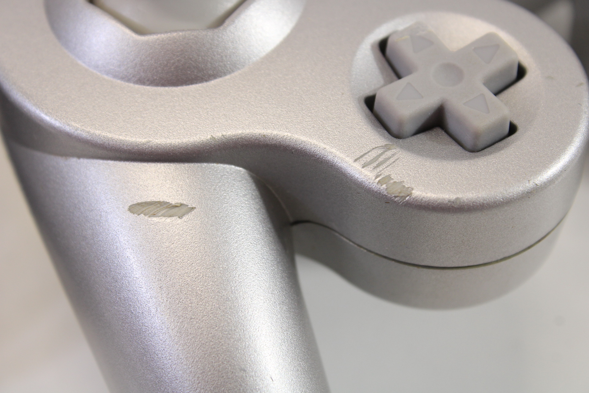 Official Nintendo Gamecube Controller Platinum Silver Cosmetic Wears GC (B) Nintendo GameCube GC