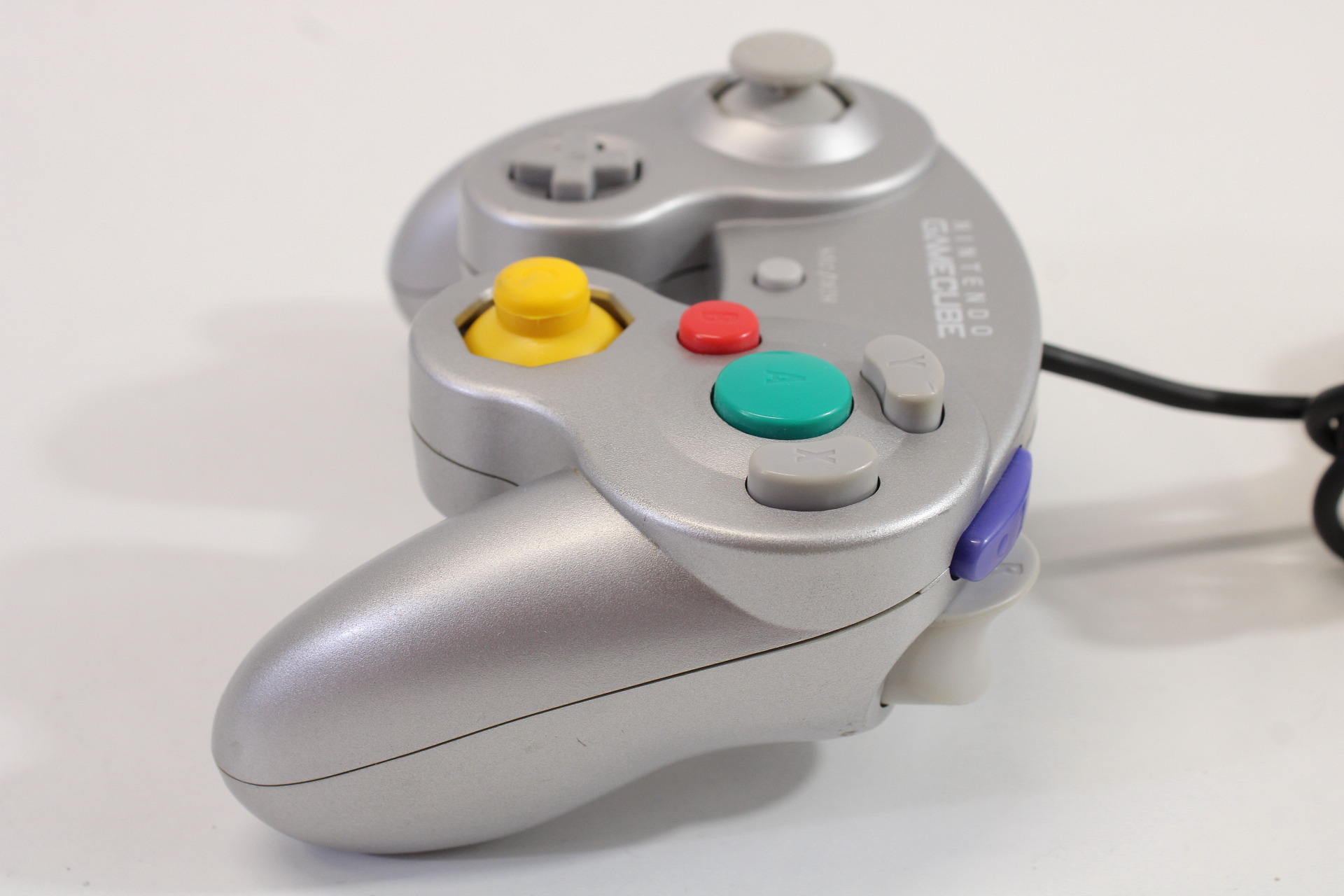 Official Nintendo Gamecube Controller Platinum Silver Cosmetic Wears GC (B) Nintendo GameCube GC