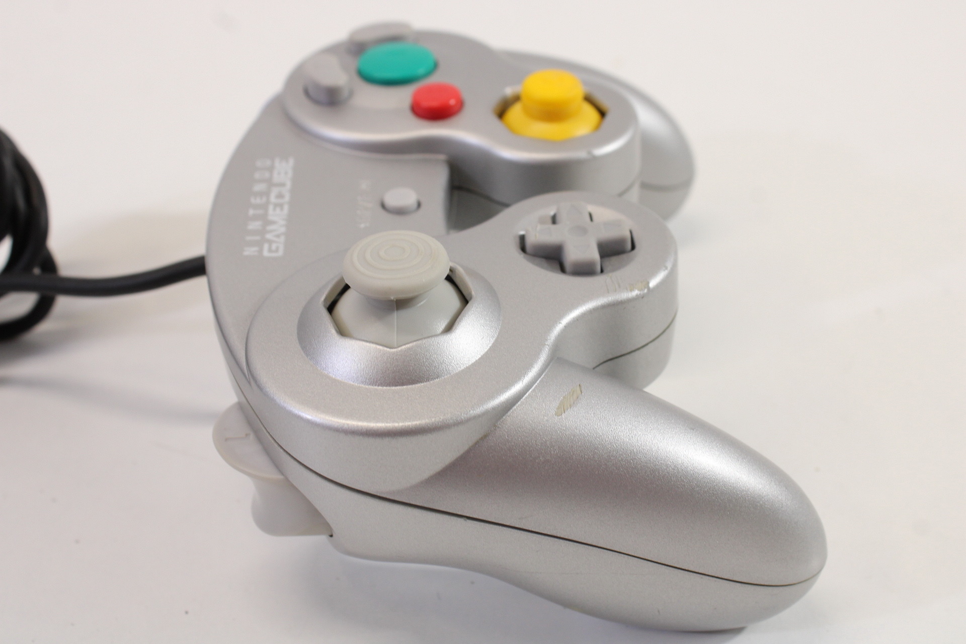 Official Nintendo Gamecube Controller Platinum Silver Cosmetic Wears GC (B) Nintendo GameCube GC
