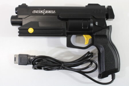 Sega Saturn Virtua Gun Controller HSS-0152 Yellow Buttons (Shell Damage / Cord Damage) Sega Saturn SS