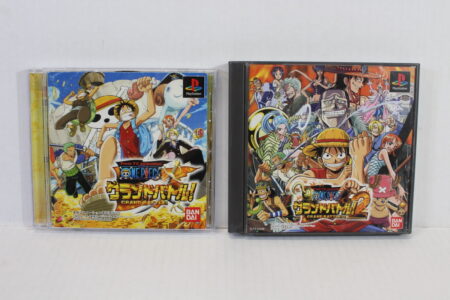 Lot of 2 One Piece Grand Battle 1 & 2 CIB (B) SONY PlayStation 1 PS1