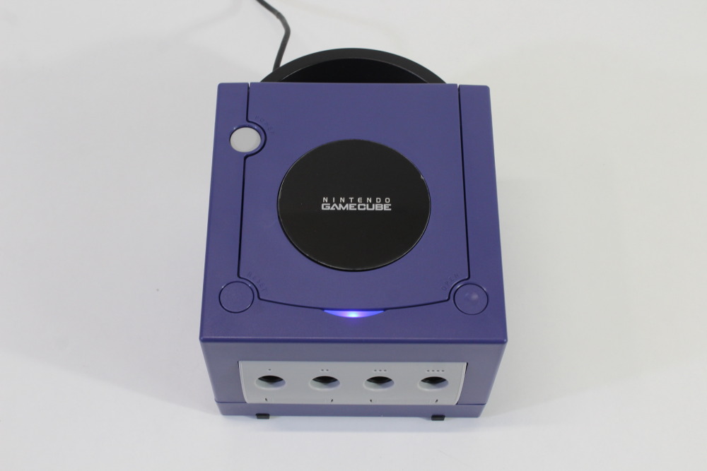 Nintendo GameCube Console Only Indigo Purple DOL-001 GC Play US