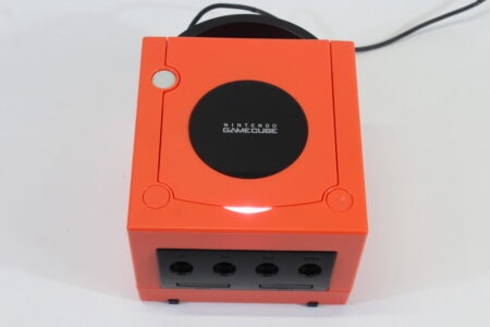 Nintendo GameCube Console Only Warm Red x Black DOL-001 GC Play US Region Games White LED (A)