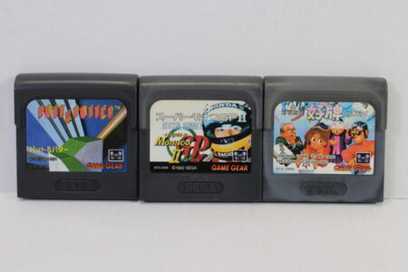 Lot of 3 Taisen Mahjong Hao Pai Putt & Putter Ayrton Senna's Super Monaco GP II 2 (Untested) SEGA Game Gear GG