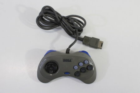 Official Sega Saturn Gray Controller HSS-0101 OEM (C Rip on the cord) SEGA Saturn SS