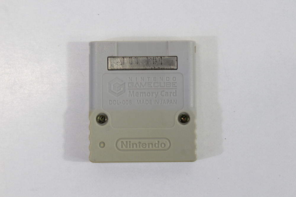 Official Nintendo GameCube Memory Card 59 Blocks OEM DOL-008 (C)