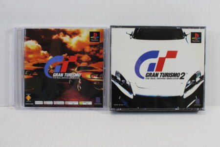 Lot of 2 Gran Turismo 1 PSOne Books Ver & 2 CIB (B) SONY PlayStation 1 PS1