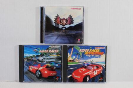 Lot of 3 Ridge Racer & Revolution & Rage Racer (B) SONY PlayStation 1 PS1