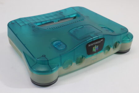 Nintendo 64 Toys R' Us Limited Clear Blue x Clear Console OEM Replacement Shell (C Cosmetic Damage) Nintendo 64 N64
