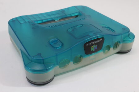 Nintendo 64 Toys R' Us Limited Clear Blue x Clear Console OEM Replacement Shell (C Cosmetic Damage) Nintendo 64 N64