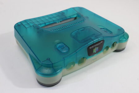 Nintendo 64 Toys R' Us Limited Clear Blue x Clear Console OEM Replacement Shell (B) Nintendo 64 N64
