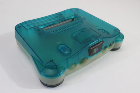 Nintendo 64 Toys R' Us Limited Clear Blue x Clear Console OEM Replacement Shell (C Cosmetic Damage) Nintendo 64 N64