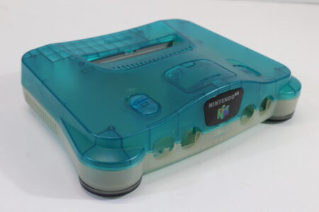 Nintendo 64 Toys R' Us Limited Clear Blue x Clear Console OEM Replacement Shell (C Cosmetic Damage) Nintendo 64 N64