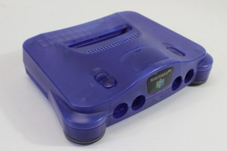 Nintendo 64 Toys R' Us Limited Midnight Blue Console OEM Replacement Shell (C Discoloration / Marbling) Nintendo 64 N64