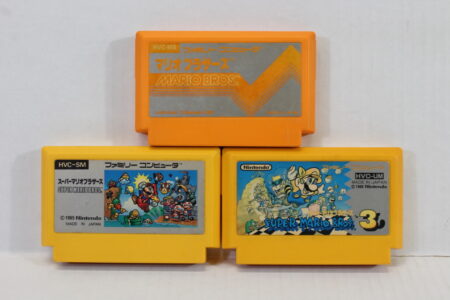 Lot of 3 Original Super Mario Bros 1 3 (B) Nintendo Famicom FC