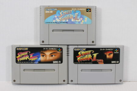 Lot of 3 Street Fighter II 2 Turbo Super (C) Nintendo Super Famicom SFC