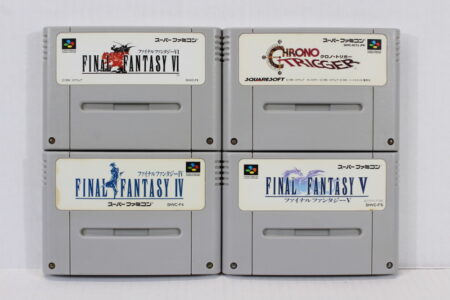 Lot of 4 Final Fantasy 4 5 6 IV V VI & Chrono Trigger (B) Nintendo Super Famicom SFC