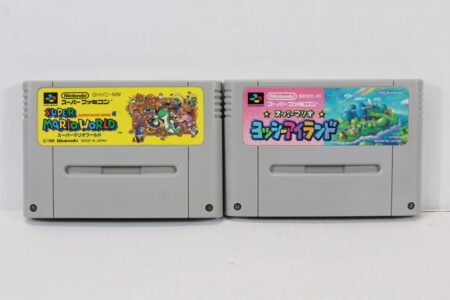 Lot of 2 Super Mario World & Yoshi's Island (B) Nintendo Super Famicom SFC