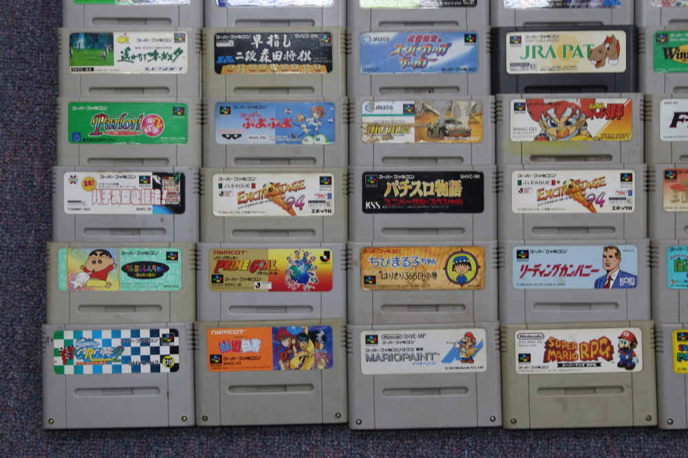 Wholesale Lot of 80 Nintendo Super Famicom Games (Untested / Uncleaned) Nintendo Super Famicom SFC