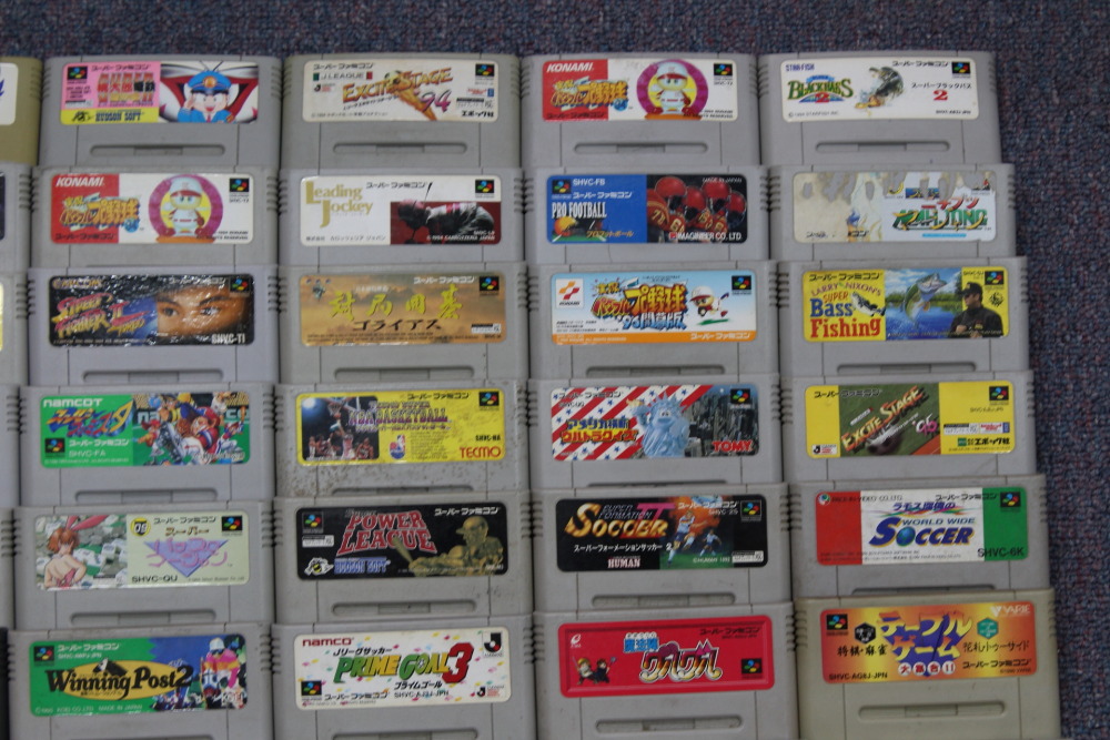 Wholesale Lot of 80 Nintendo Super Famicom Games (Untested / Uncleaned) Nintendo Super Famicom SFC