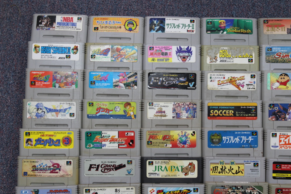 Wholesale Lot of 80 Nintendo Super Famicom Games (Untested / Uncleaned) Nintendo Super Famicom SFC