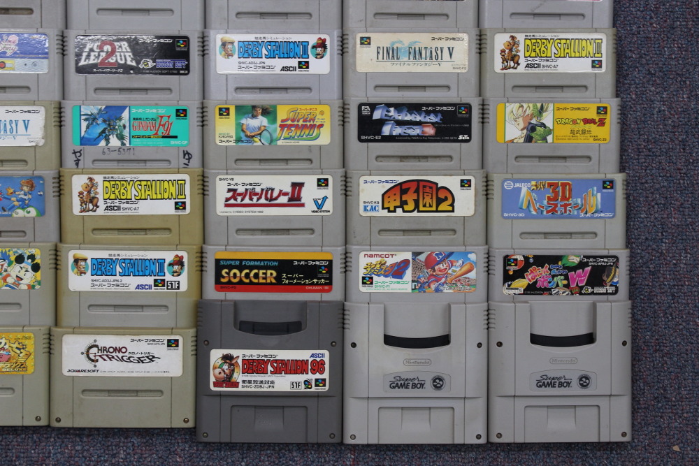 Wholesale Lot of 80 Nintendo Super Famicom Games (Untested / Uncleaned) Nintendo Super Famicom SFC